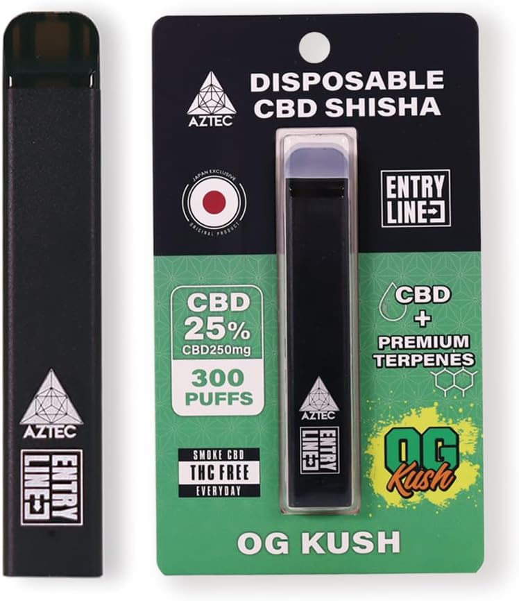 CBD シーシャ アステカ 使い捨てAZTEC OG KUSH / オージークッシュ